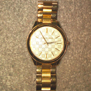 Michael Kors MK3335 Slim Runway Champagne Watch
